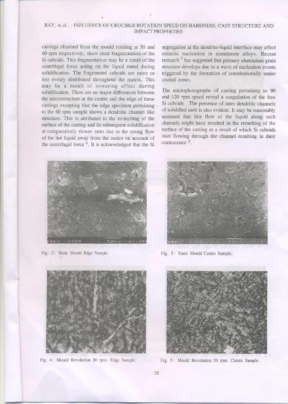 Influence Of Crucible Roatation Speed On Hardness, Cast Structure And Impact Properties - Page 4