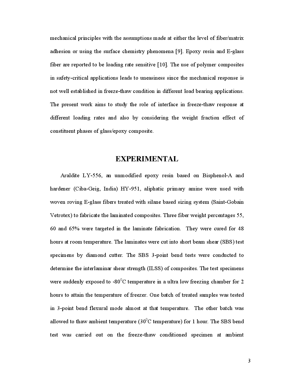 Loading Rate Sensitivity Of Glass Fiber-Epoxy Composite At Ambient And Sub-Ambient Temperatures - Page 4