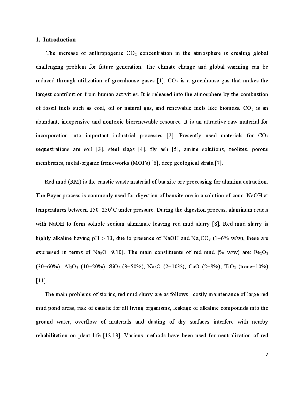 Neutralization Of Red Mud Using CO2 Sequestration Cycle - Page 3