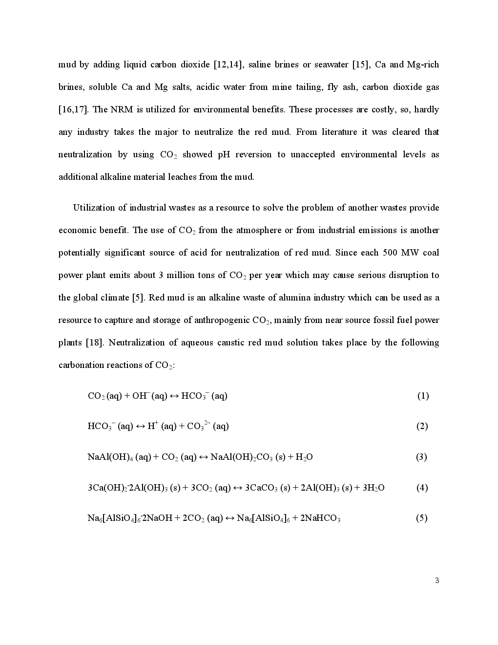 Neutralization Of Red Mud Using CO2 Sequestration Cycle - Page 4