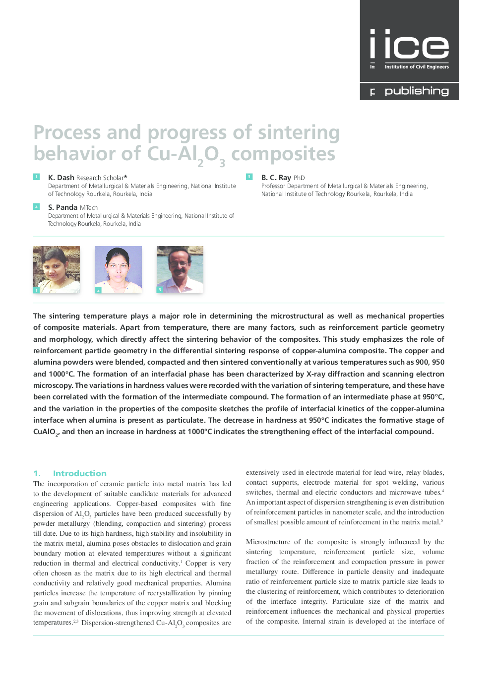 Process And Progress Of Sintering Behavior Of Cu-Al2O3 Composites - Page 2