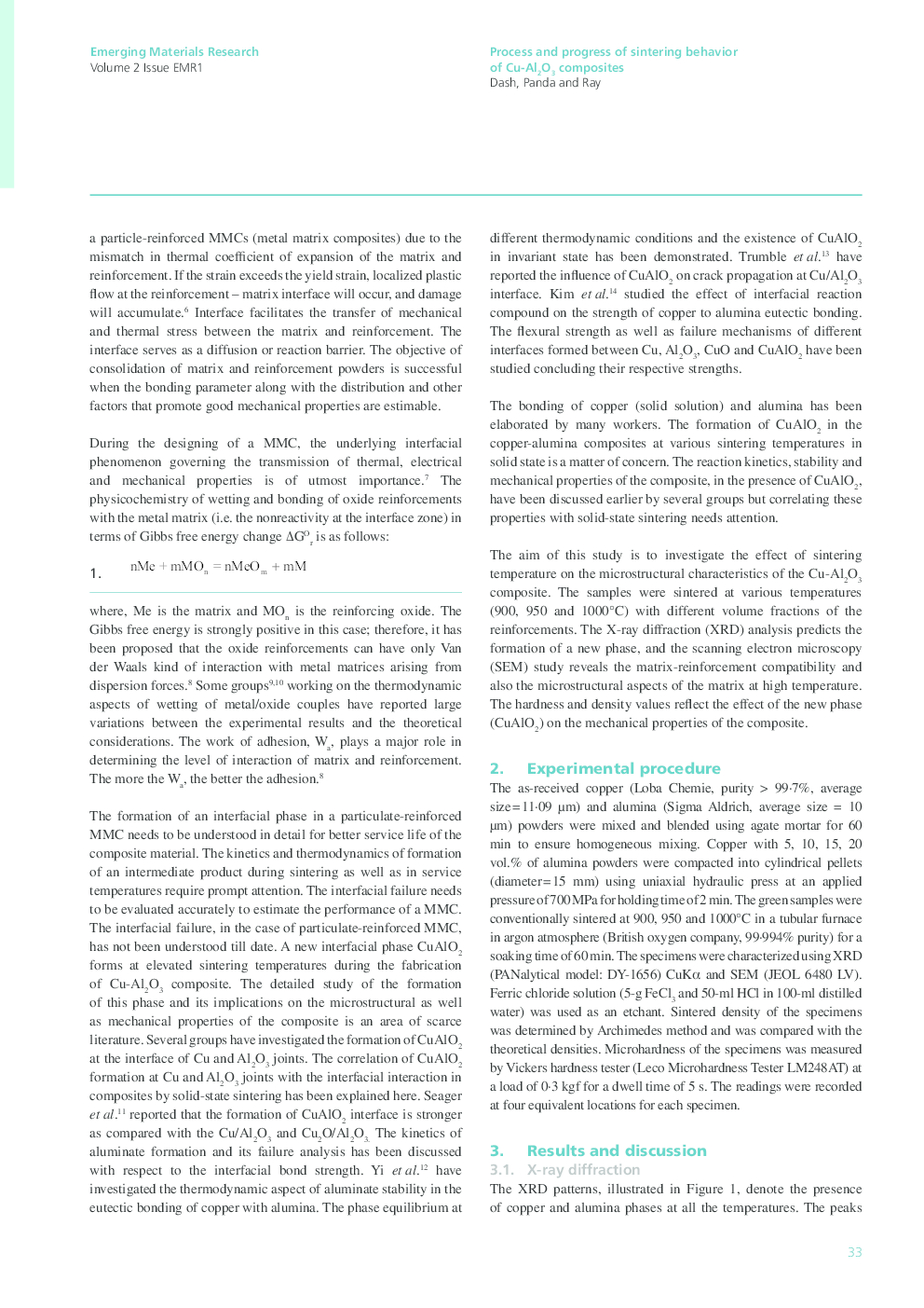 Process And Progress Of Sintering Behavior Of Cu-Al2O3 Composites - Page 3