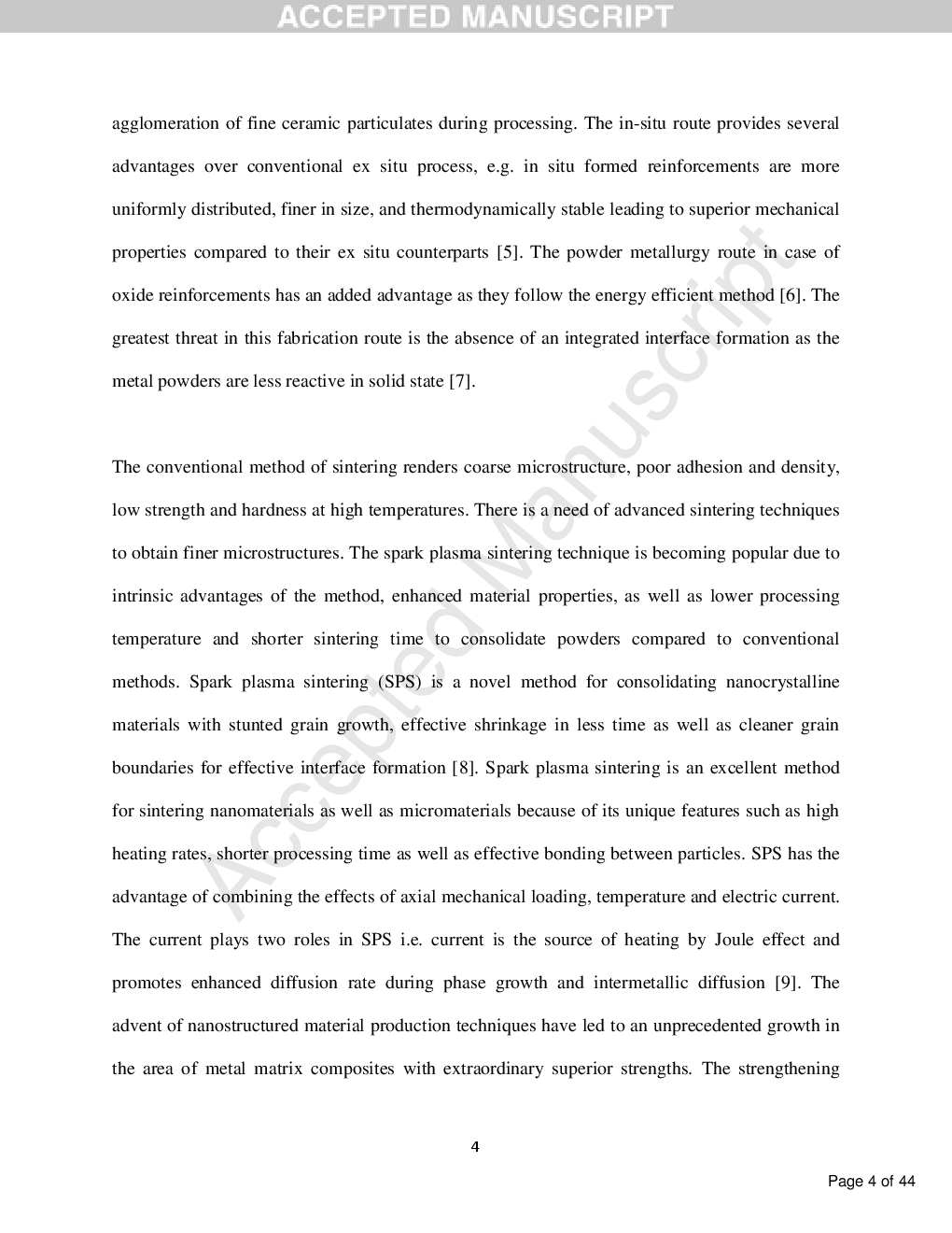 Synthesis And Characterization Of Aluminium-Alumina Micro- And Nano-Composites By Spark Plasma Sintering - Page 4