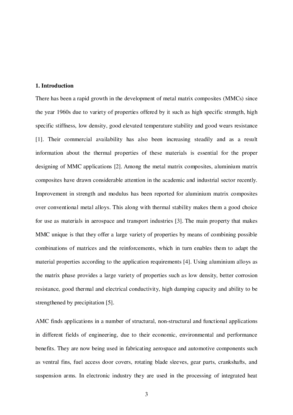 The Behaviour Of Aluminium Matrix Composites Under Thermal Stresses-A Review - Page 3