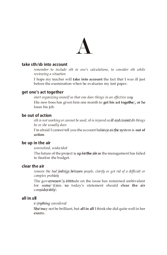 Study Material For CAT Idioms Phrases - Page 2