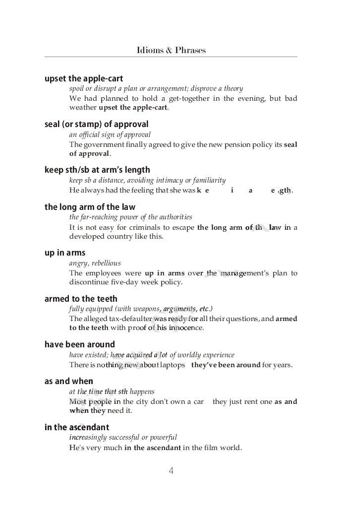 Study Material For CAT Idioms Phrases - Page 5