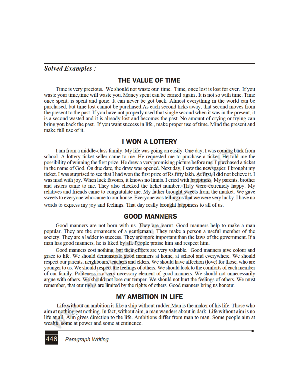 Two paragraph essay sample image