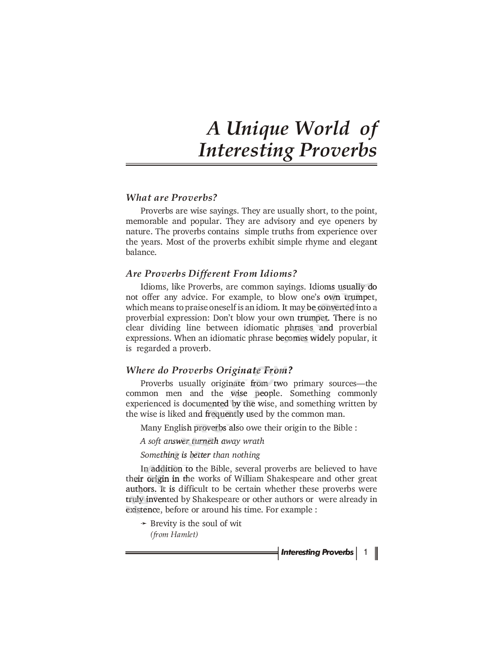 Study Material For CAT Proverbs - Page 2