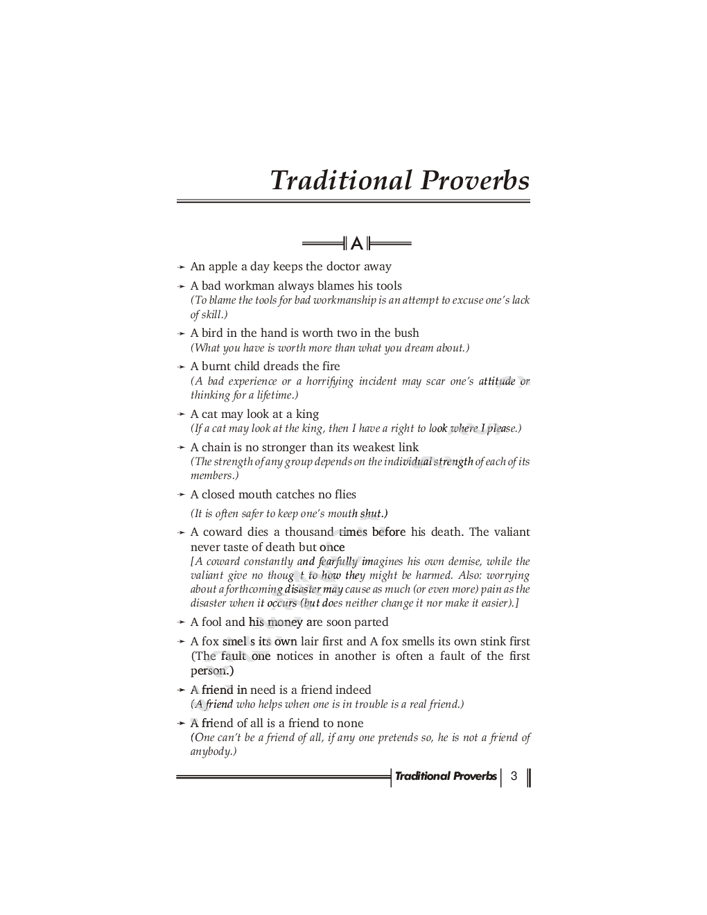 Study Material For CAT Proverbs - Page 4