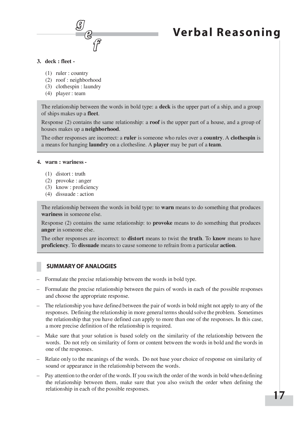 Study Material For CAT Verbal Reasoning  - Page 4