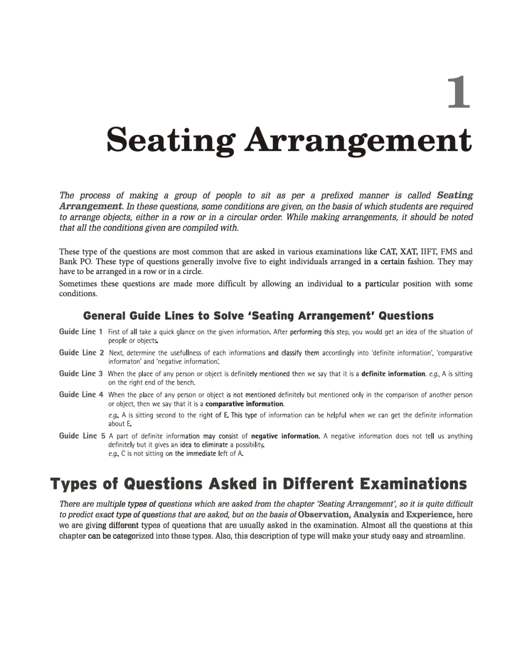 Study Material For CAT Seating Arrangement - Page 2