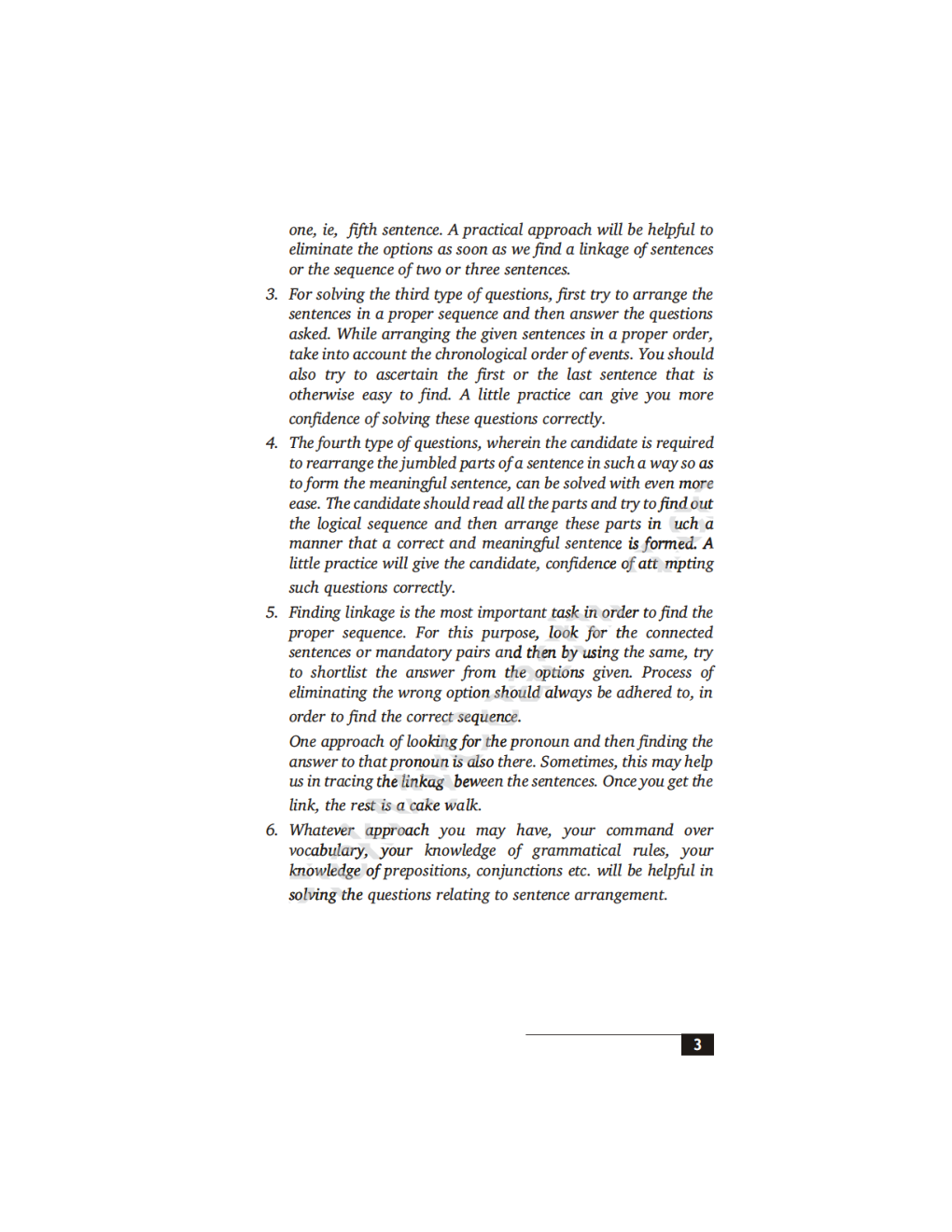 Study Material For CAT Sentence Arrangement - Page 4