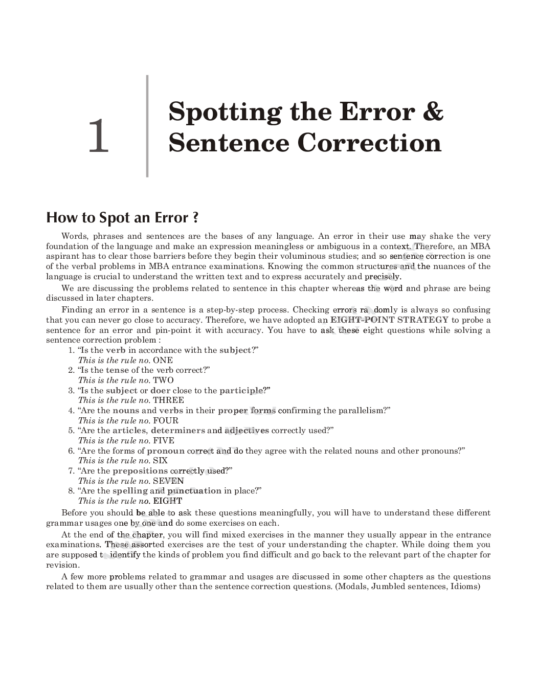 Study Material For CAT Spotting Error And Sentence Correction - Page 2