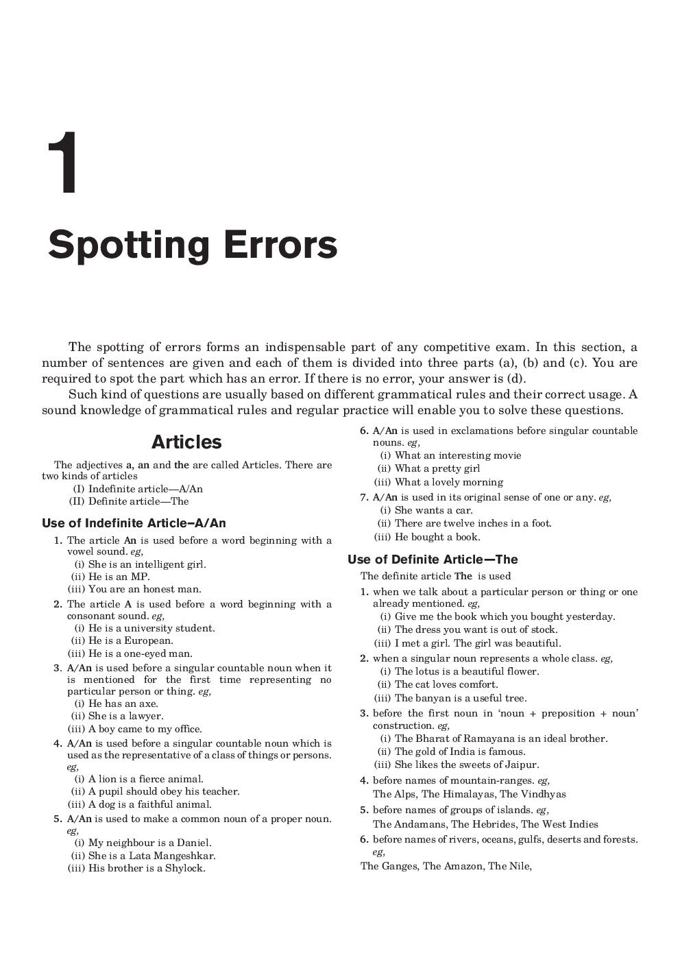 Study Material For CAT Spotting Error - Page 2