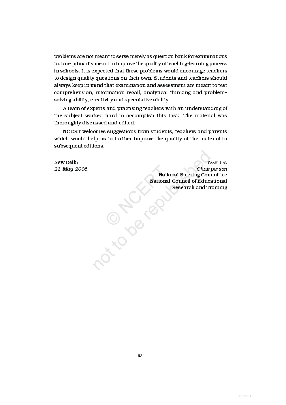 Science Examplar Problems For Class-VII - Page 5