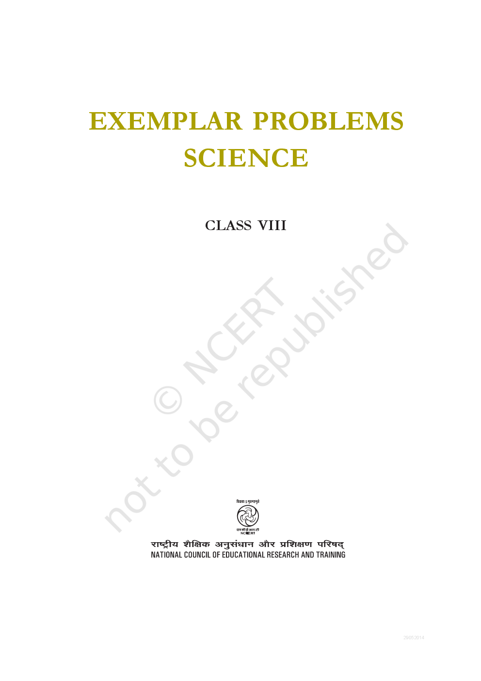 NCERT Science Examplar Problems For Class VIII - Page 2