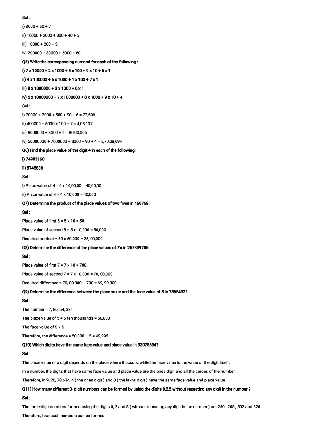 R D Sharma Solution Mathematics For Class - VI - Page 4