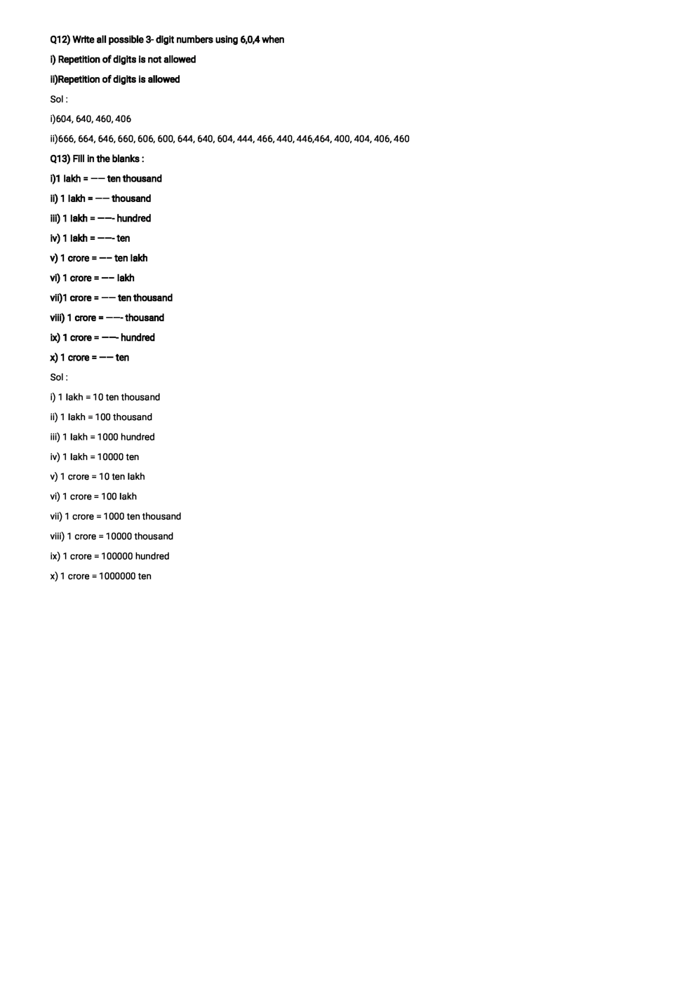 R D Sharma Solution Mathematics For Class - VI - Page 5