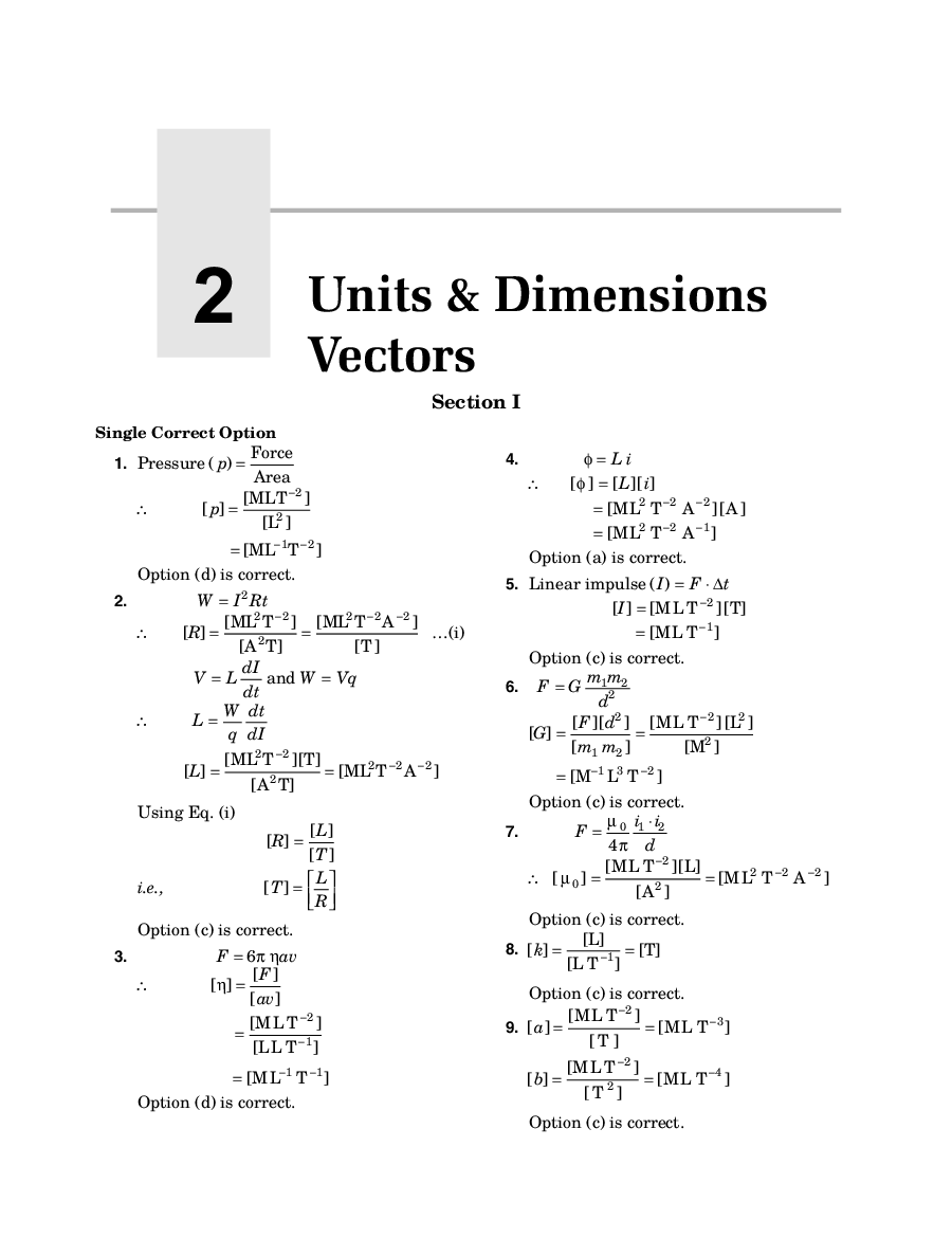 D C Pandey Textbook Solutions Of Mechanics I - Page 5