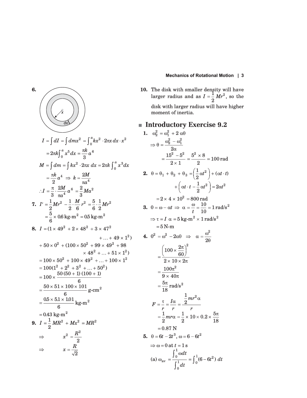 D C Pandey Textbook Solutions Of Mechanics II - Page 3