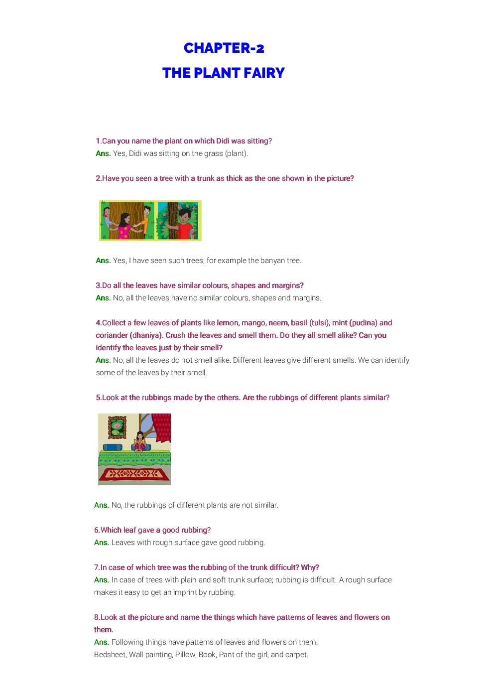 NCERT Solution For Class 3 Looking Around (EVS) - Page 5