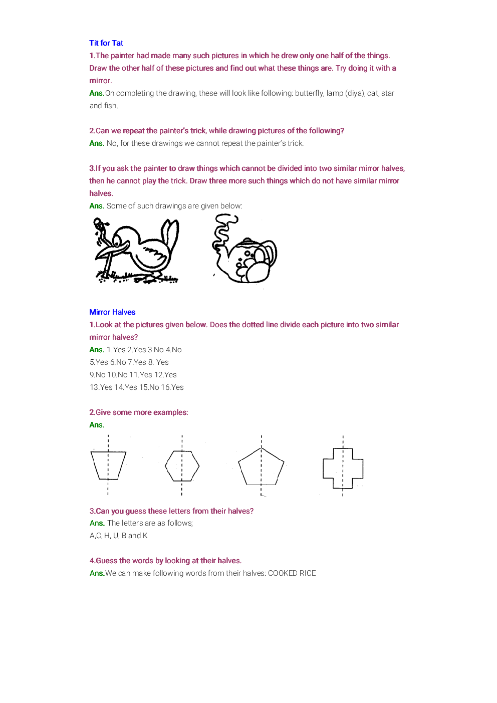 NCERT Solution Fro Class 3 Maths - Page 4