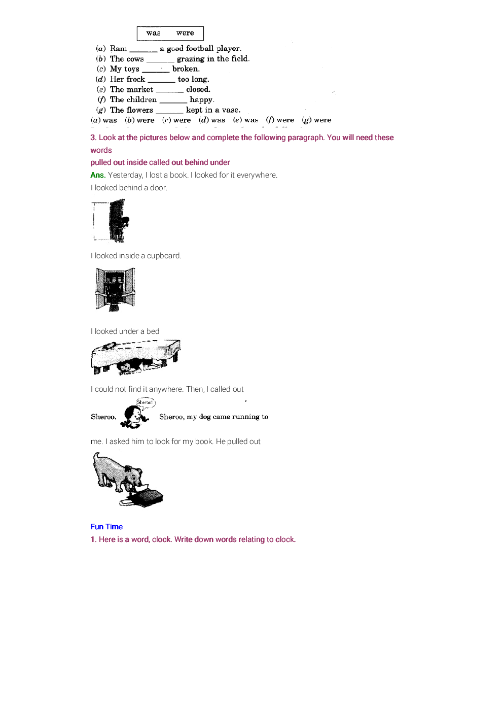 NCERT Solution For Class 4 Marigold - Page 5