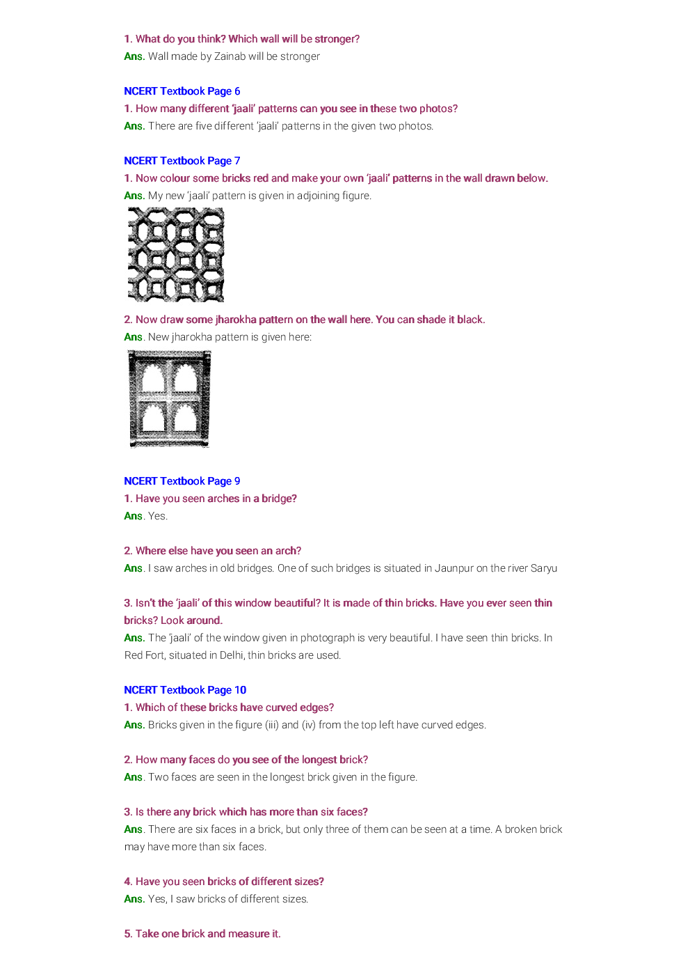 NCERT Solution For Class 4 Maths - Page 4
