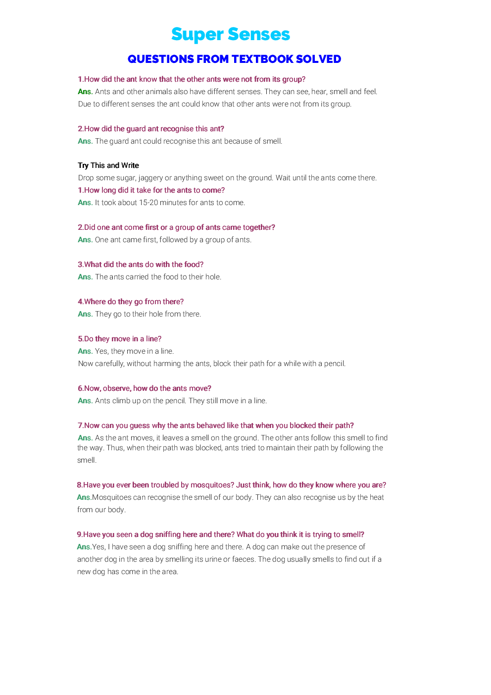 NCERT Solution For Class 5 Looking Around - Page 2