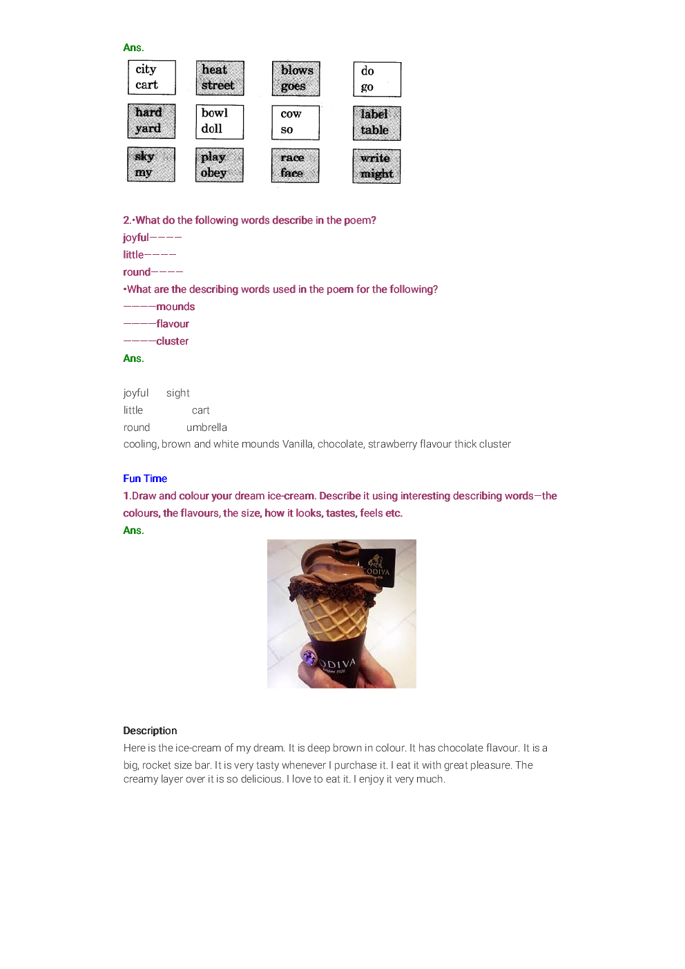 NCERT Solution For Class 5 Marigold - Page 3