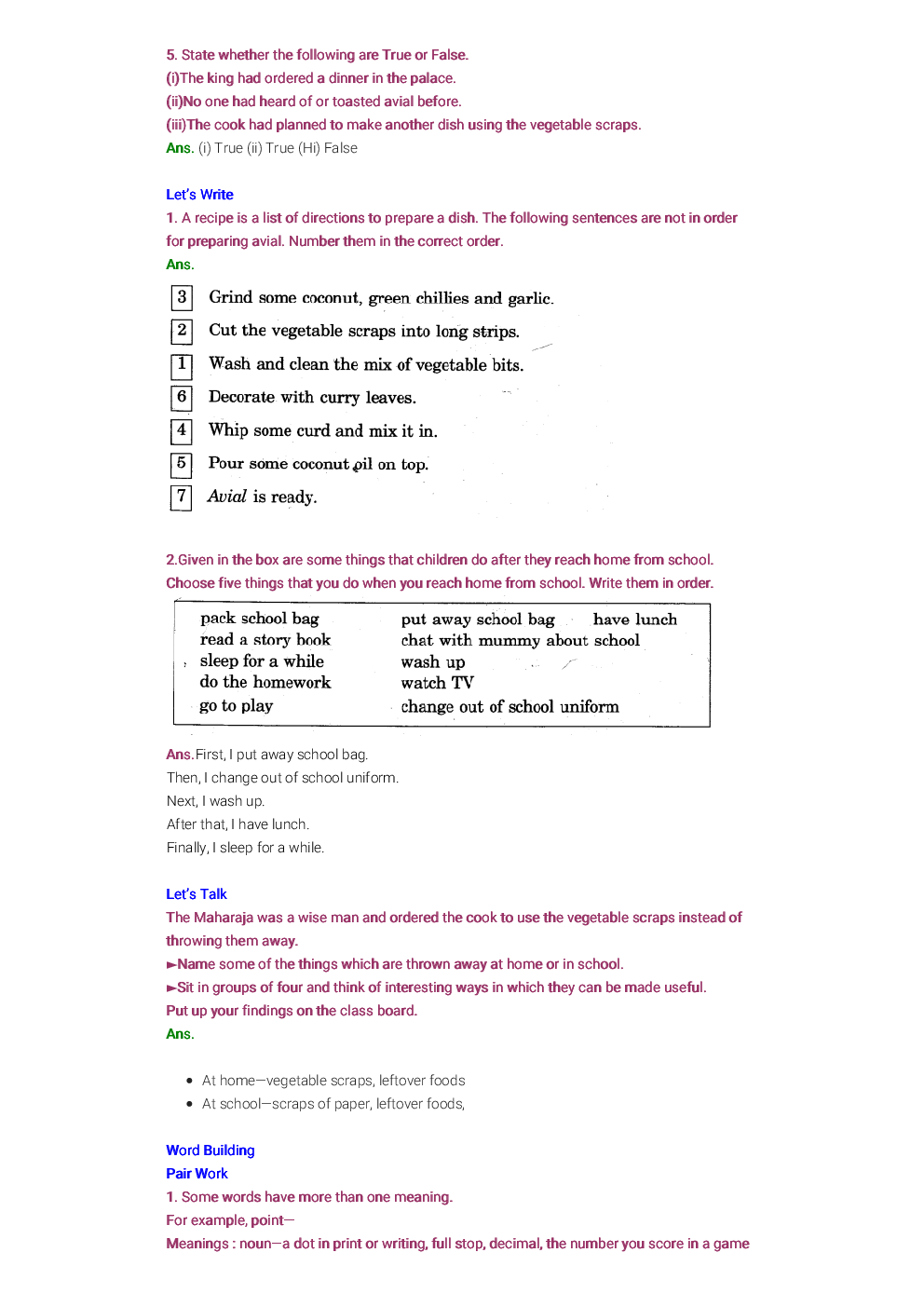 NCERT Solution For Class 5 Marigold - Page 5