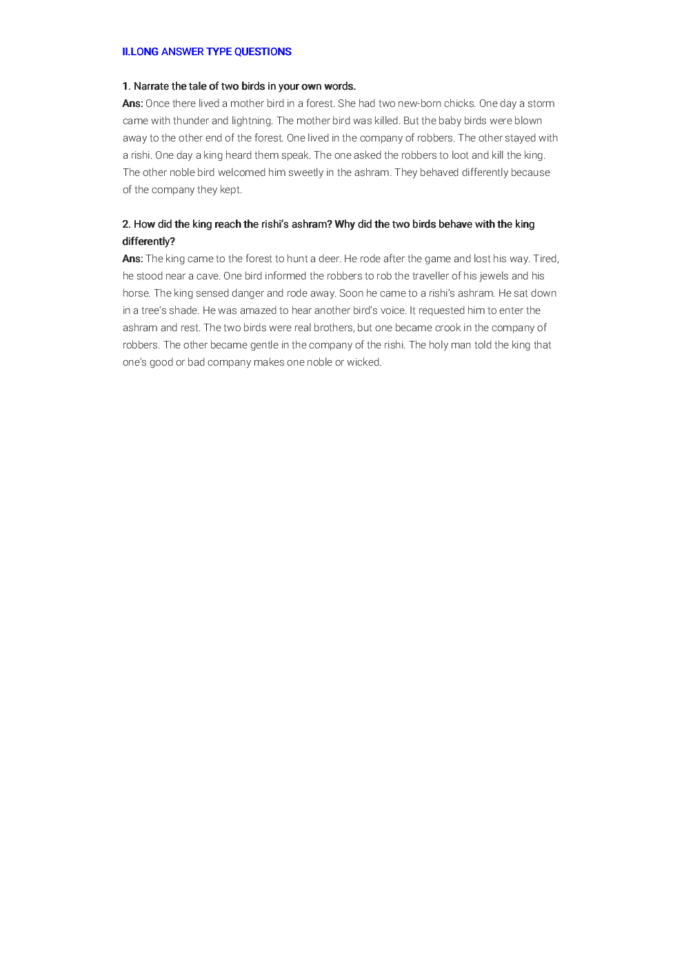 NCERT Solution For Class 6 English - Page 3