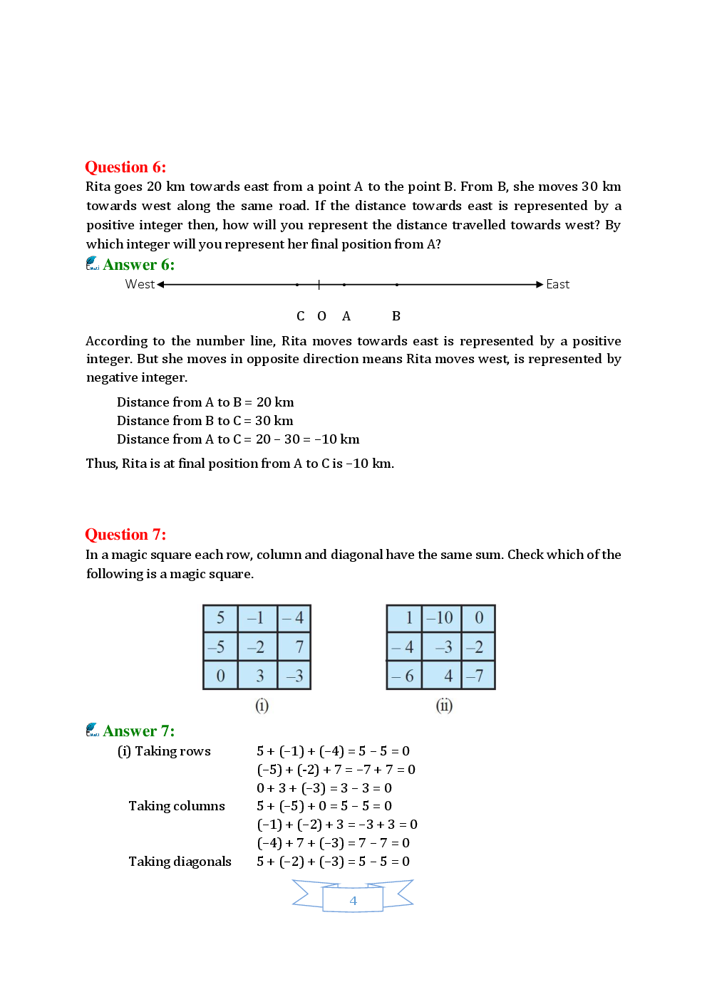 NCERT Solution For Class 7 Maths - Page 5