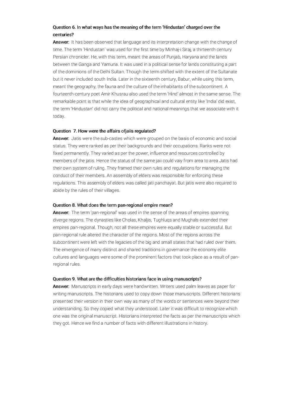 NCERT Solution For Class 7 Our Pasts II - Page 3