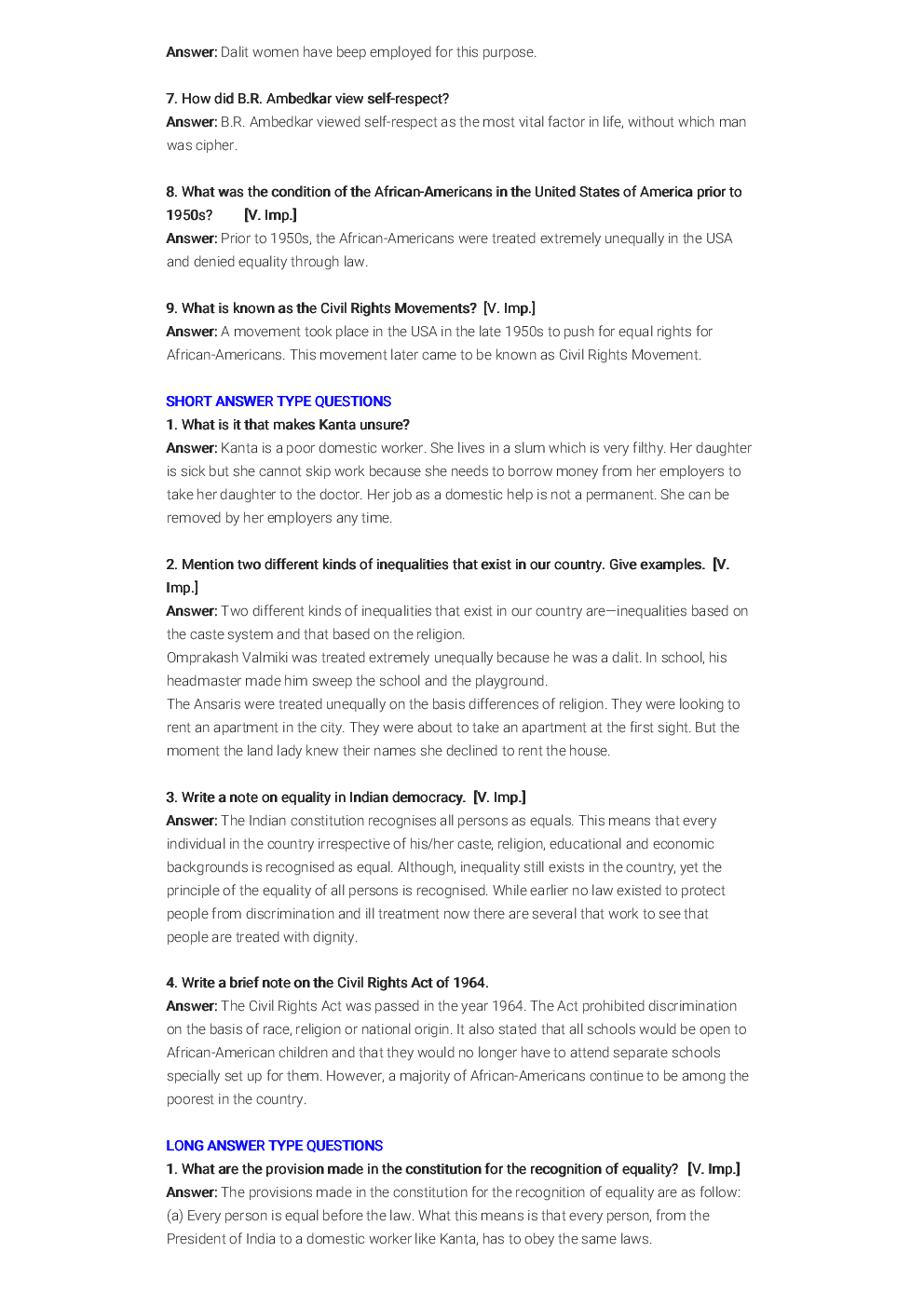 NCERT Solution For Class 7 Political Life-II - Page 4