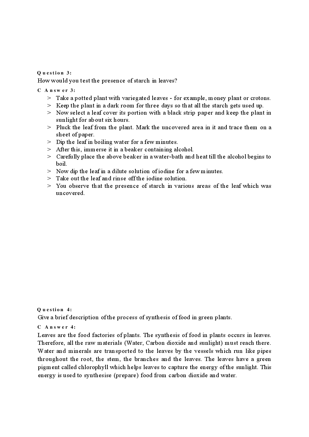 NCERT Solution For Class 7 Science - Page 3