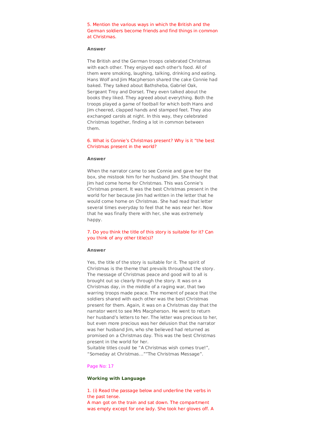 NCERT Solution For Class 8 Honeydew - Page 5