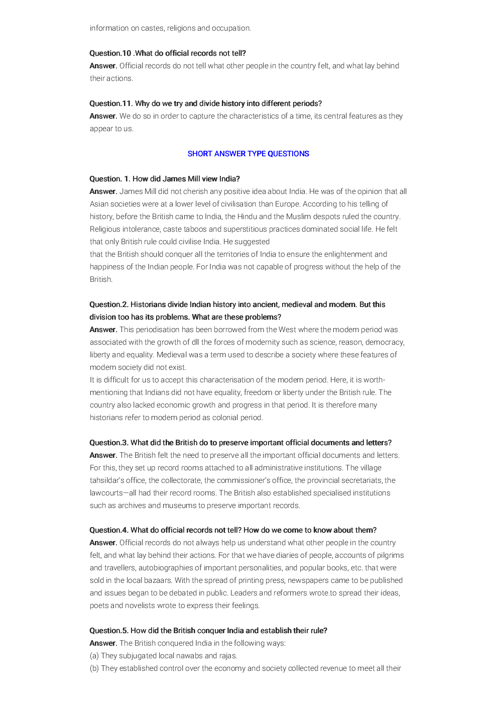 NCERT Solution For Class 8 Our Parts -III (Part-I-II) - Page 5