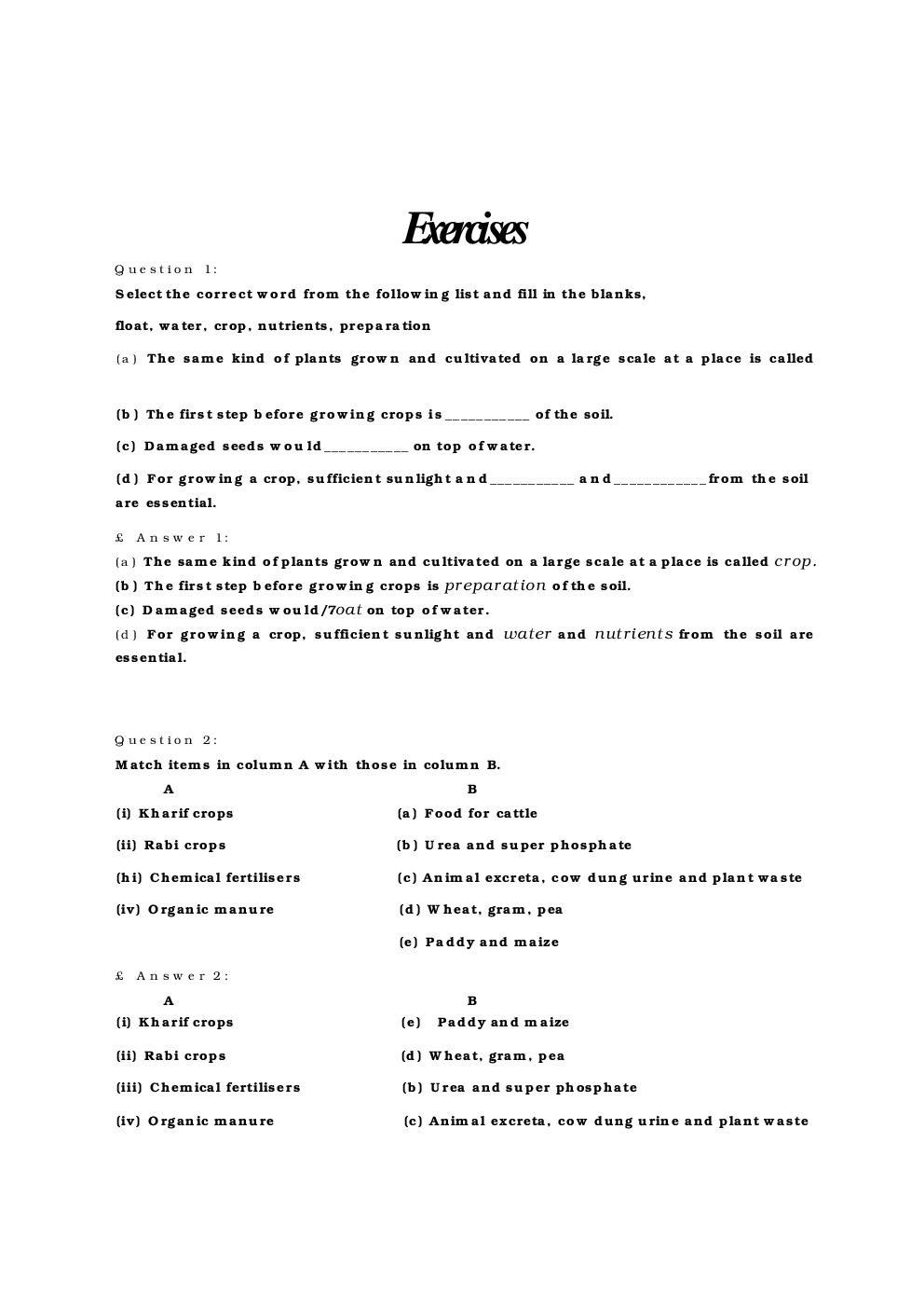 NCERT Solution For Class 8 Science - Page 2