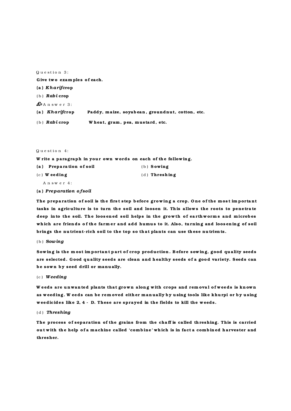 NCERT Solution For Class 8 Science - Page 3