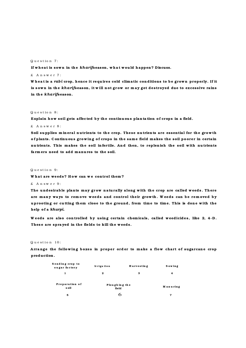 NCERT Solution For Class 8 Science - Page 5