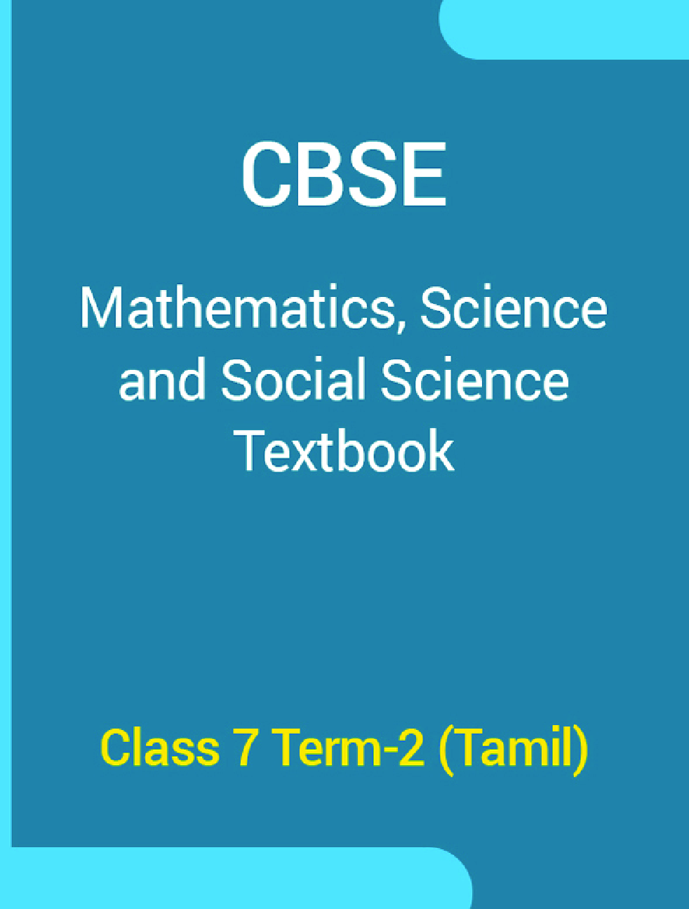 CBSE Mathematics, Science & Social Science Textbook For Class 7 Term-2 (Tamil) - Page 1
