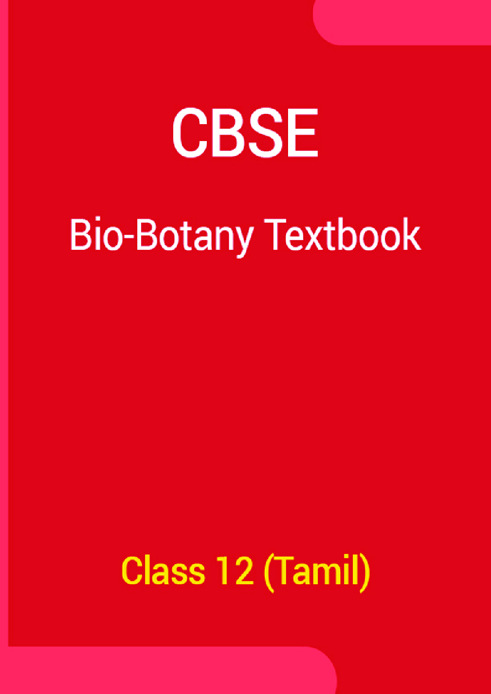 CBSE Bio-Botany Textbook For Class 12 (Tamil) - Page 1