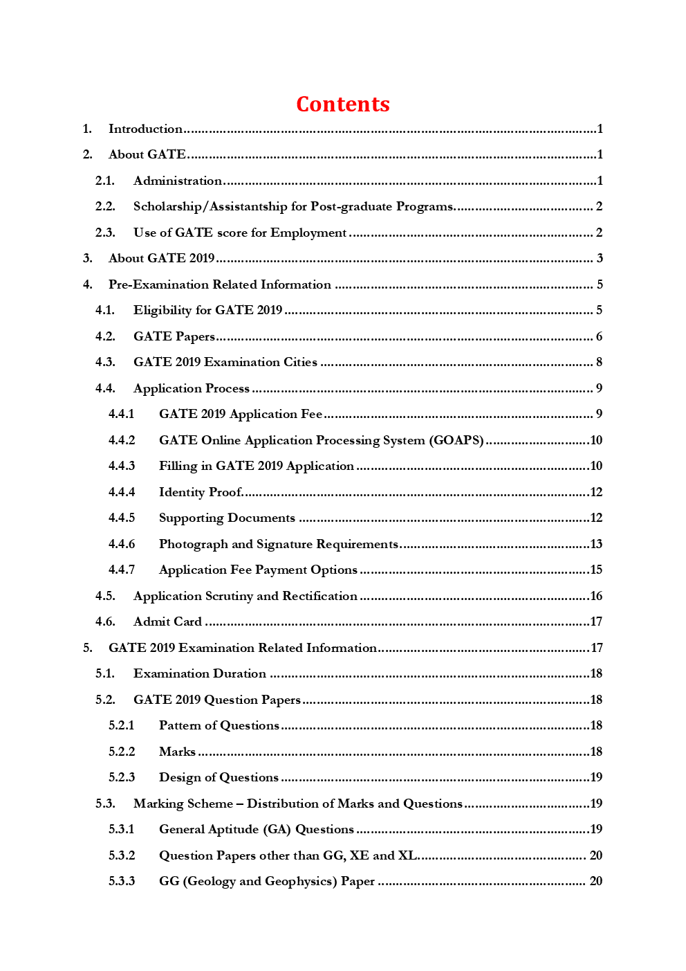GATE 2019 Brochure For All Branches  - Page 3