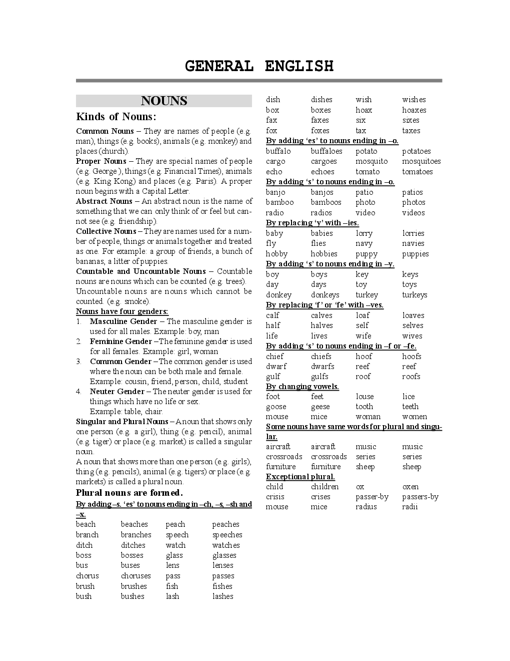 English Grammar Short Notes & Practice Book - Page 2