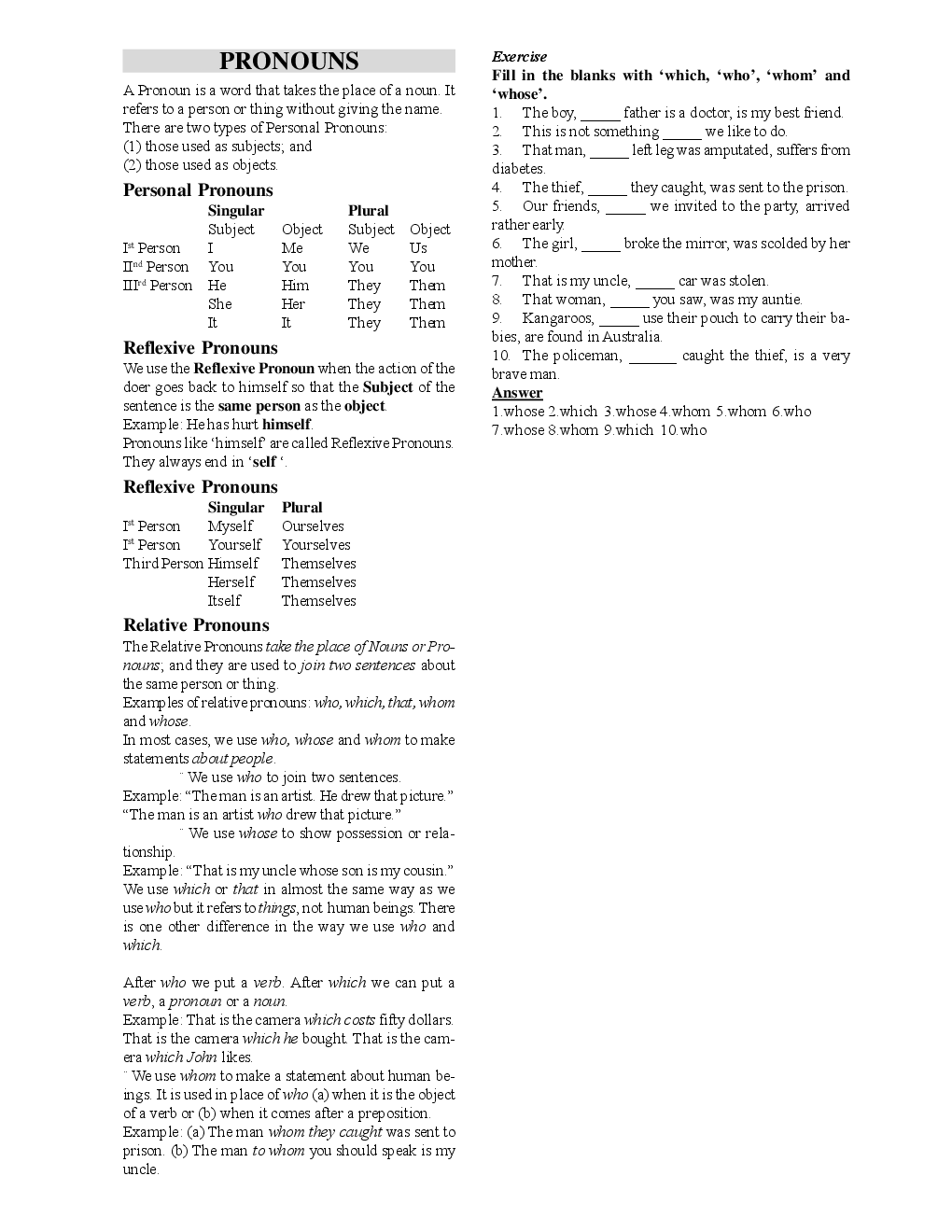 English Grammar Short Notes & Practice Book - Page 3