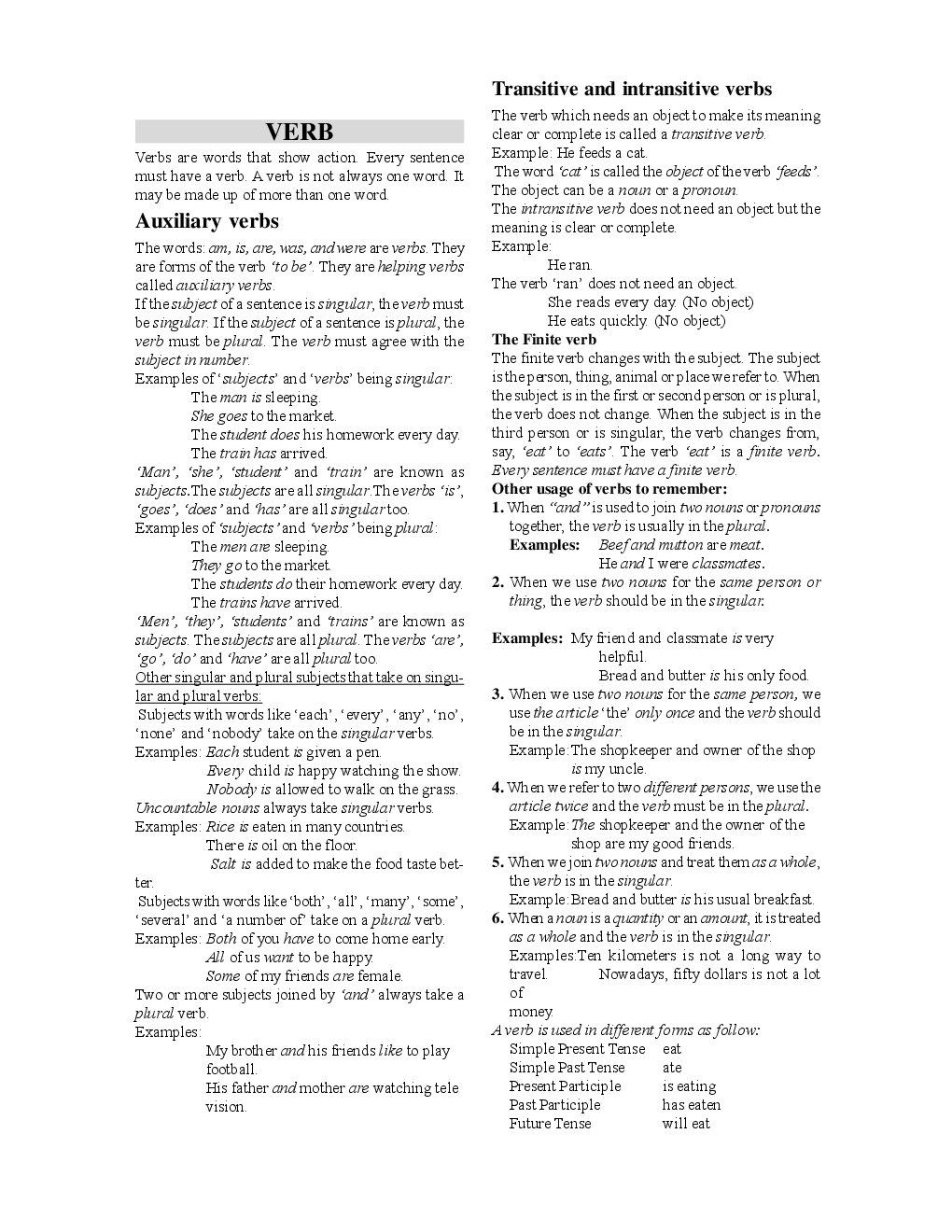 English Grammar Short Notes & Practice Book - Page 4