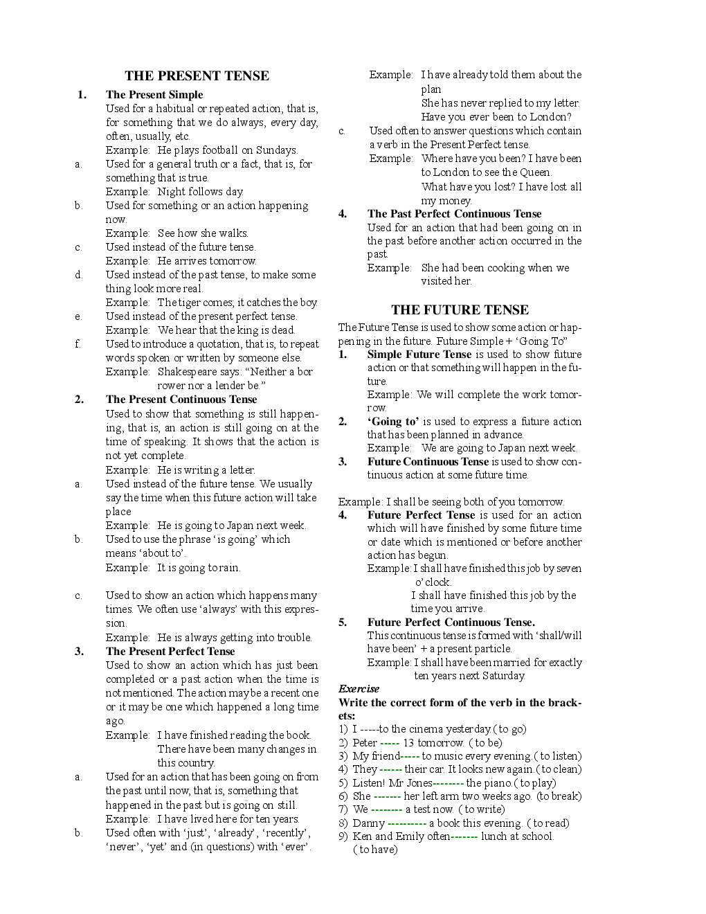 English Grammar Short Notes & Practice Book - Page 5