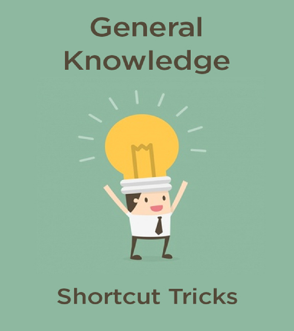 General Knowledge Shortcut Tricks (In Hindi) - Page 1