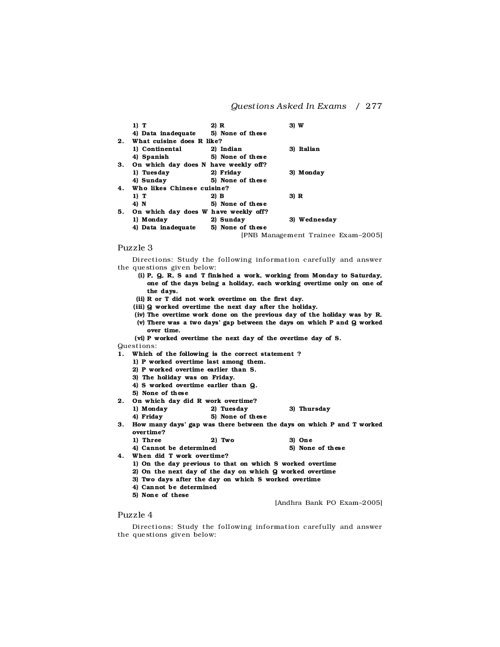 Important Puzzles - Page 3